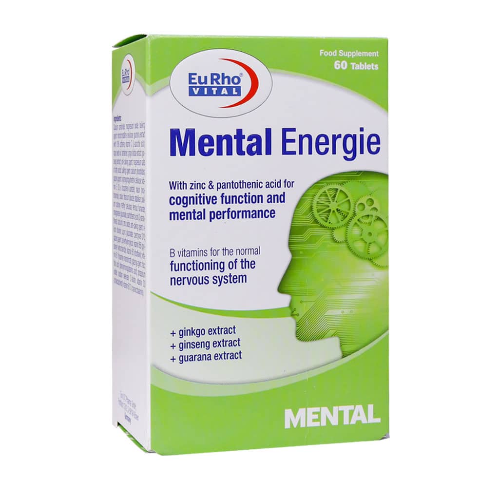 قرص منتال انرژی یوروویتال 60 عدد | Eurho Vital Mental Energie 60 Tabs