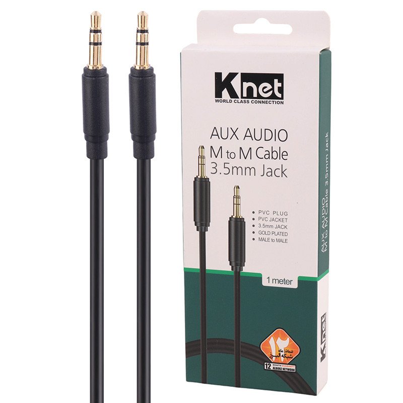 کابل AUX کی نت K-CSAUX010 طول 1 متر