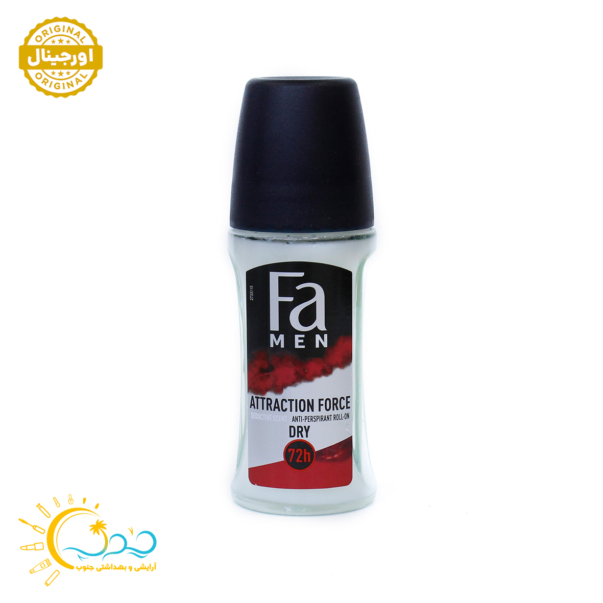 مام رول ضدتعریق مردانه 72 ساعته Attraction Force فا حجم 50ml — تصویر ۲