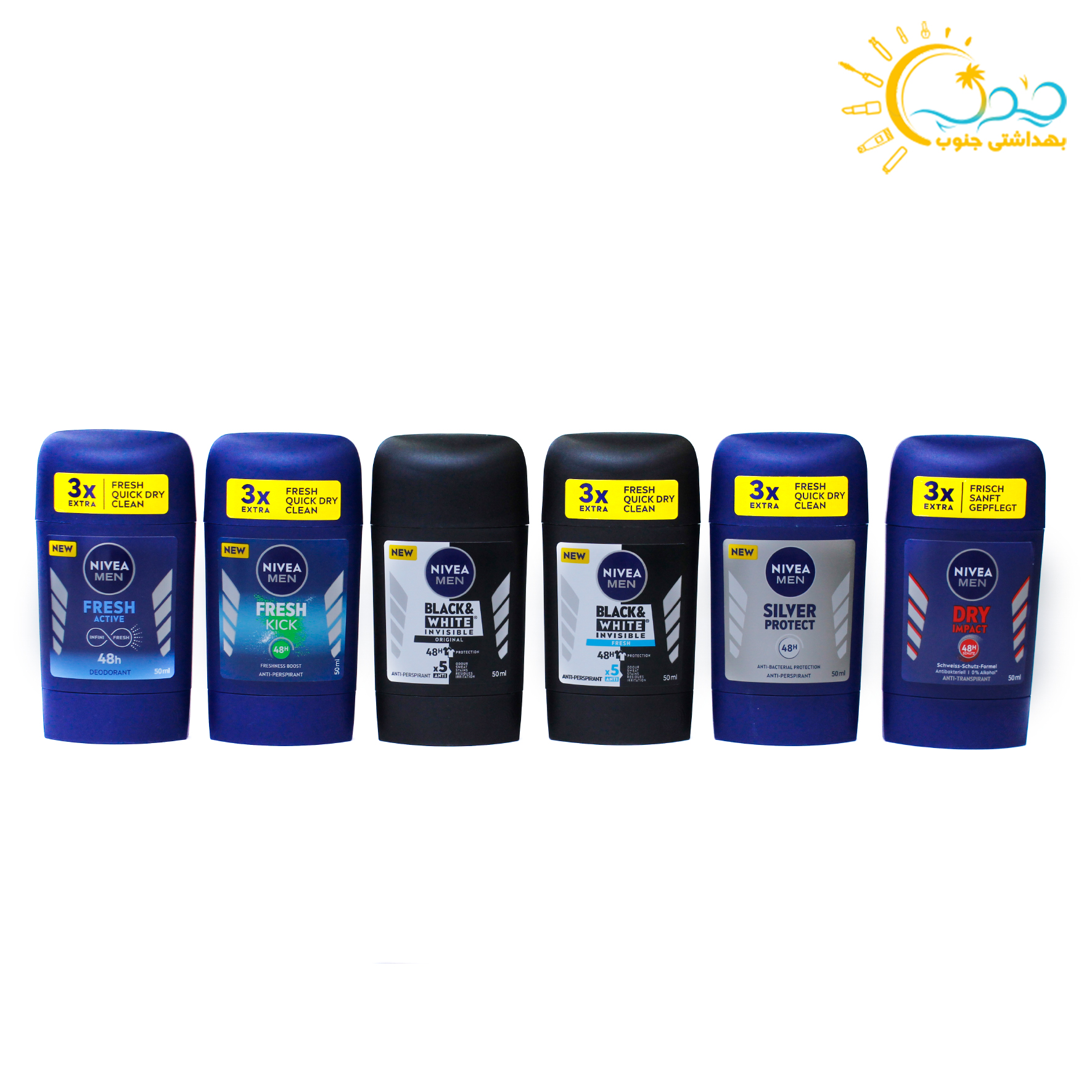 مام مردانه استیکی نیوا NIVEA (12عددی)