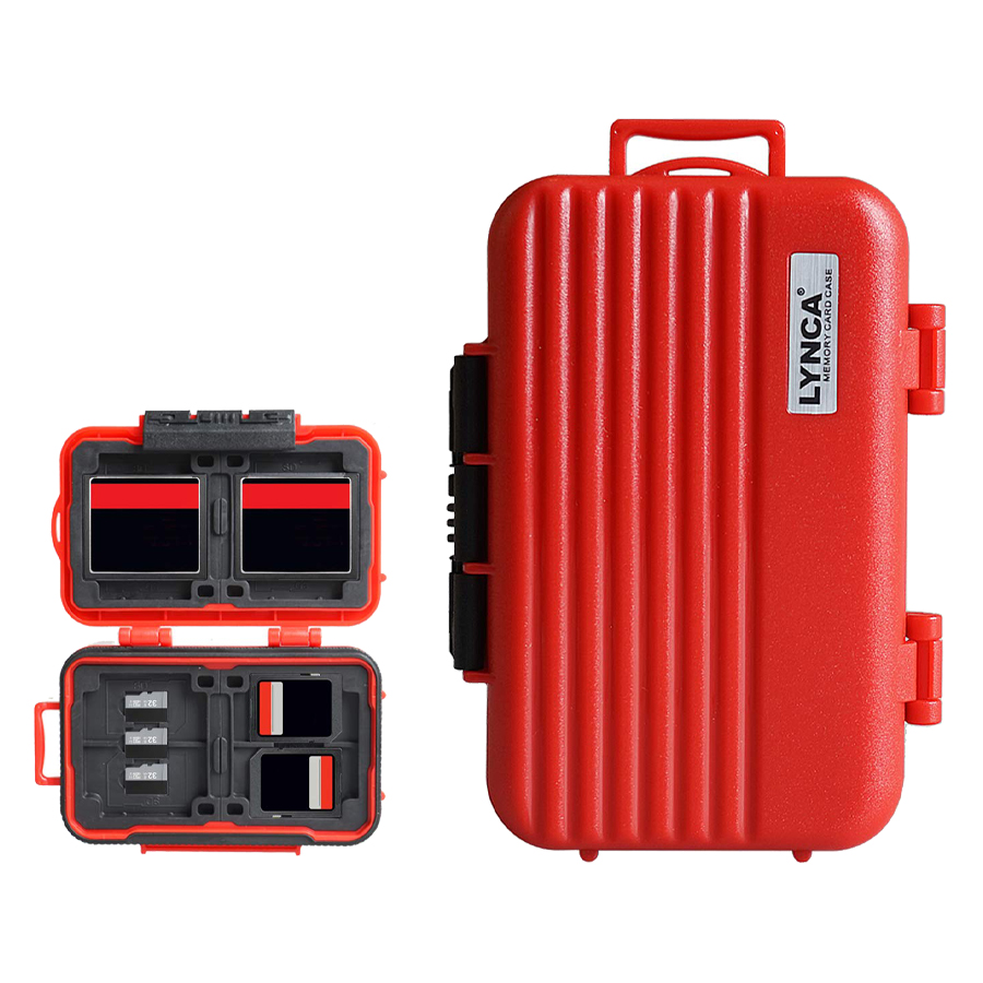 کیف نگهدارنده مموری کارت لینکا LYNCA KH-6 Red