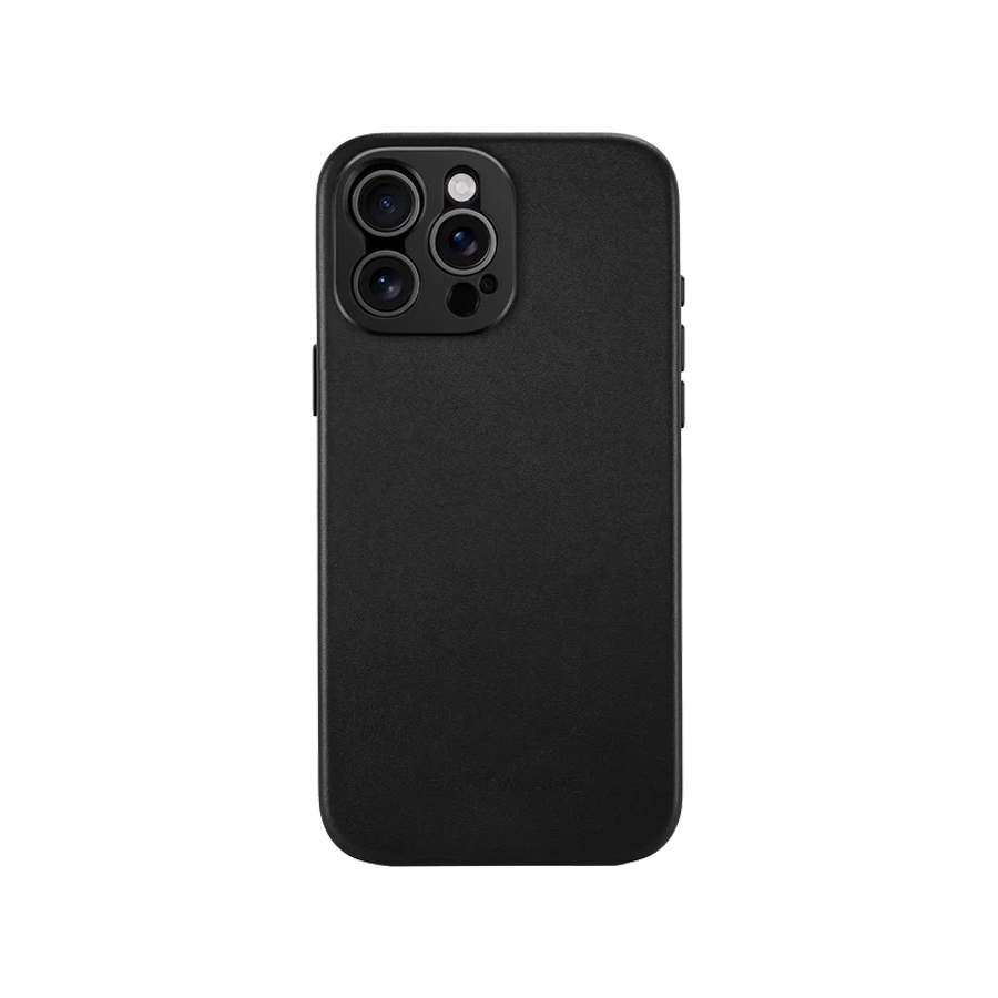 قاب چرمی موبایل آیفون سندمارک SANDMARC iPhone Leather Case-Black