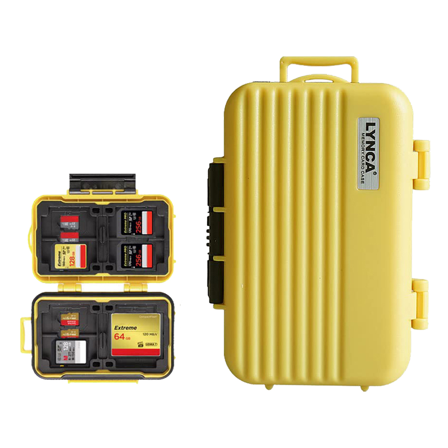 کیف نگهدارنده مموری کارت لینکا LYNCA KH-6 Yellow