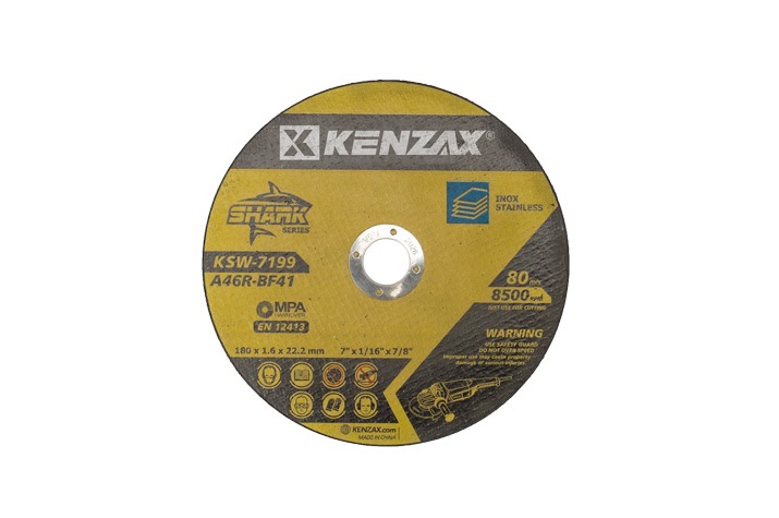 صفحه سنگ برش استیل 180×1.6 میلی متری کنزاکس مدل KSW-7199