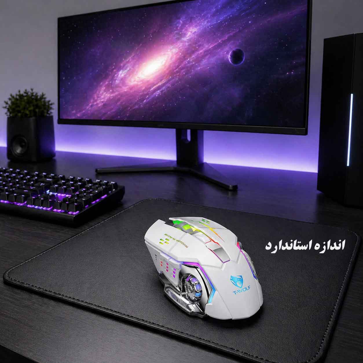 ماوس بی سیم گیمینگ تی‌ولف مدل Q13B — تصویر ۴