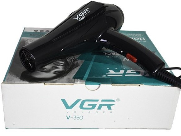 سشوار وی جی آر مدل V-350 با توان ۹۰۰۰ وات — تصویر ۳
