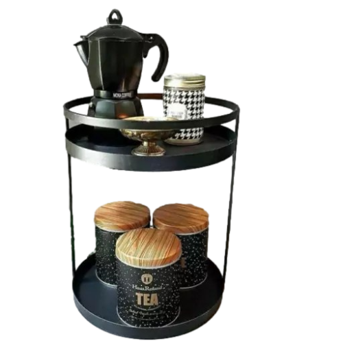 استند دو طبقه گرد دکور من