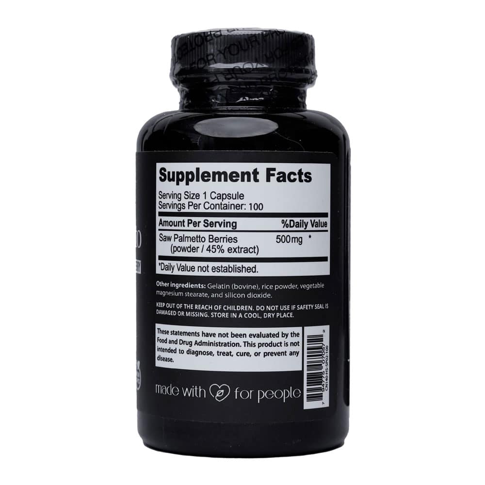 مکمل ضد ریزش مو سائوپالمتو افترایو آمریکایی 100 عددی اصل | saw palmetto afterave 100 capsules — تصویر ۳