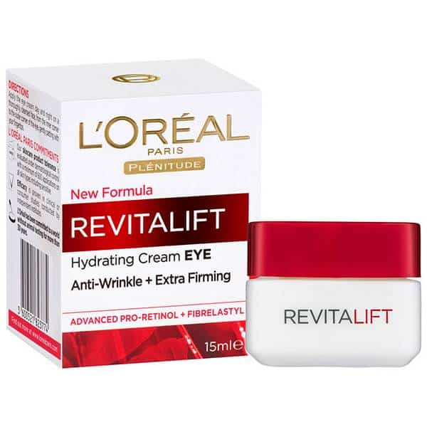 کرم ضدچروک دور چشم رویتالیفت لورال اصل LOREAL REVITALIFT ANTI WRINKLE + EXTRA FIRMING EYE CREAM 15 ml