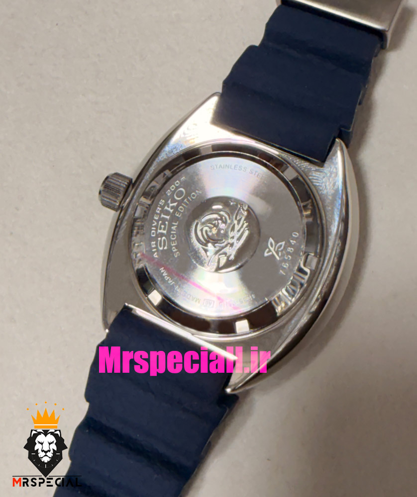 ساعت سیکو 5 مردانه اتوماتیک قاب استیل بند رابر ابی صفحه ابی 021529 SEIKO — تصویر ۶