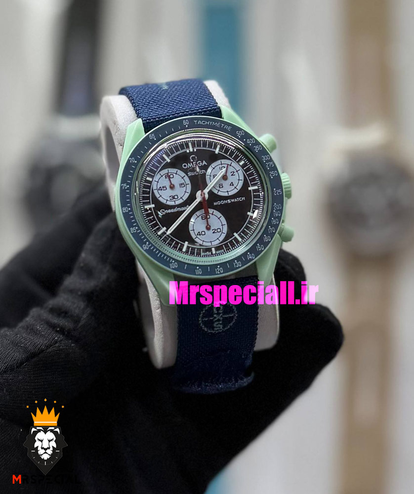 ساعت امگا سواچ اسپید مستر کرنوگراف 021506 MOONSWATCH Dark Blue — تصویر ۳