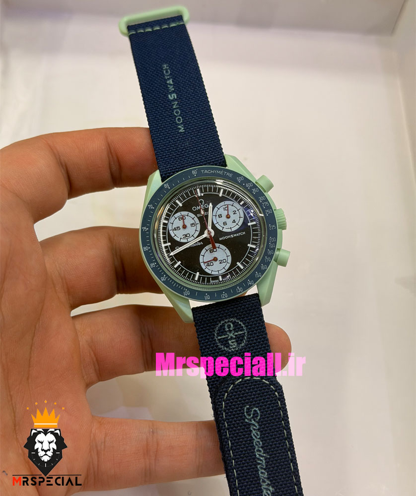 ساعت امگا سواچ اسپید مستر کرنوگراف 021506 MOONSWATCH Dark Blue — تصویر ۴