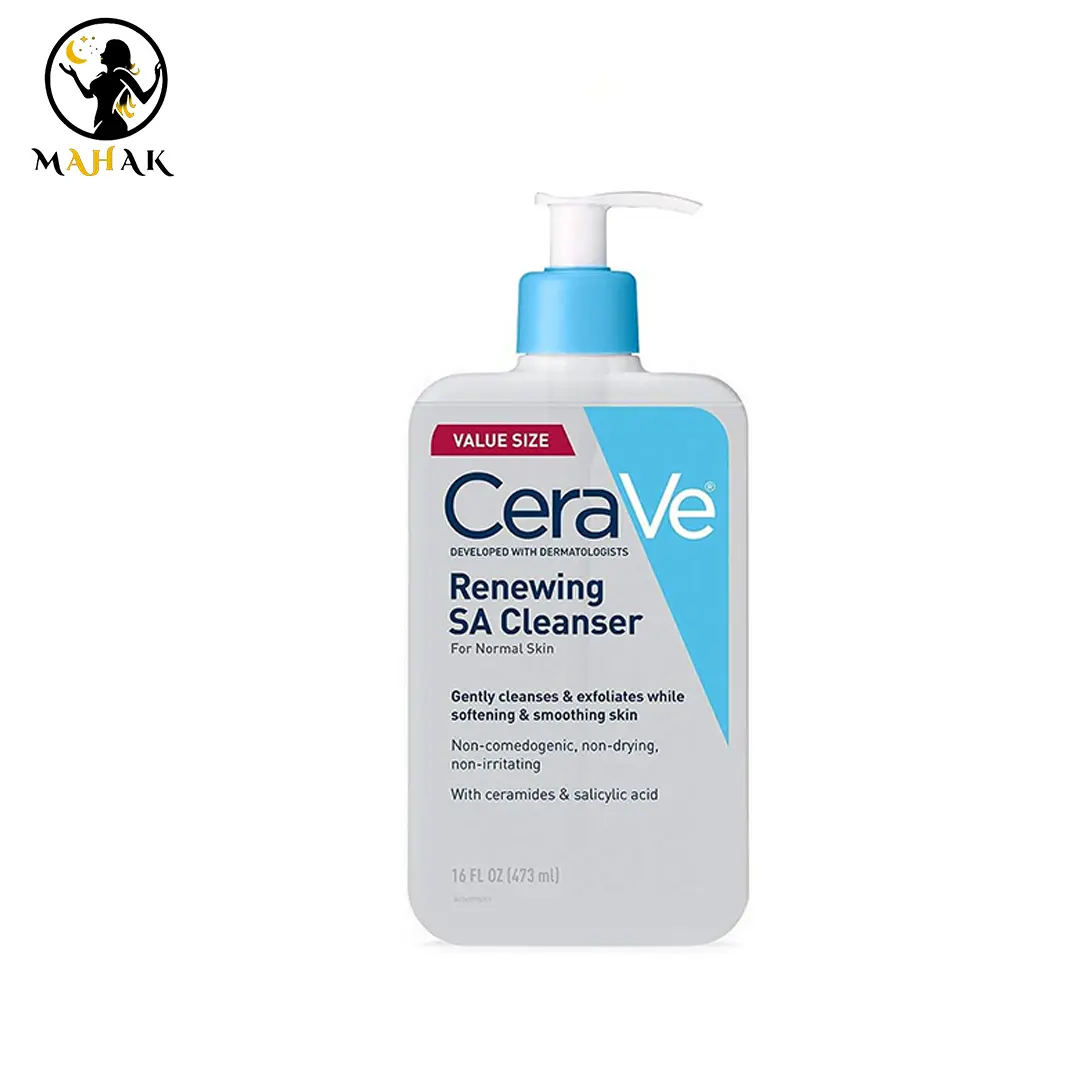 ژل شوینده پوست نرمال سالیسیلیک اسید سراوی آمریکایی Cerave Renewing Sa Cleanser 473Ml — تصویر ۲