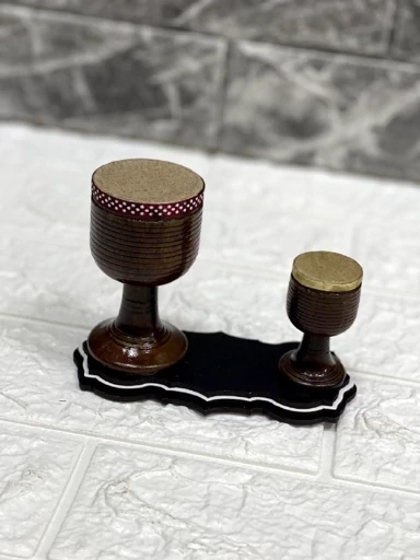 ساز تنبک دوتایی دکوری (پست پیشتاز پس کرایه)