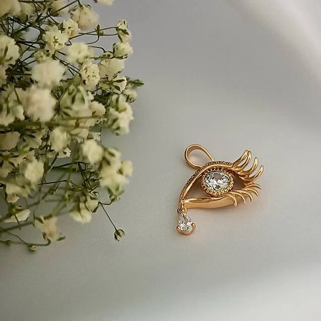 آویز گردنبند ژوپینگ مدل چشم نظر — تصویر ۳