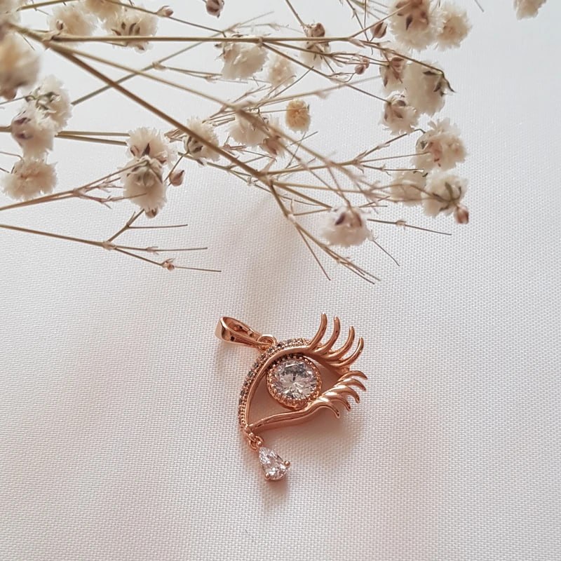 آویز گردنبند ژوپینگ مدل چشم نظر — تصویر ۶