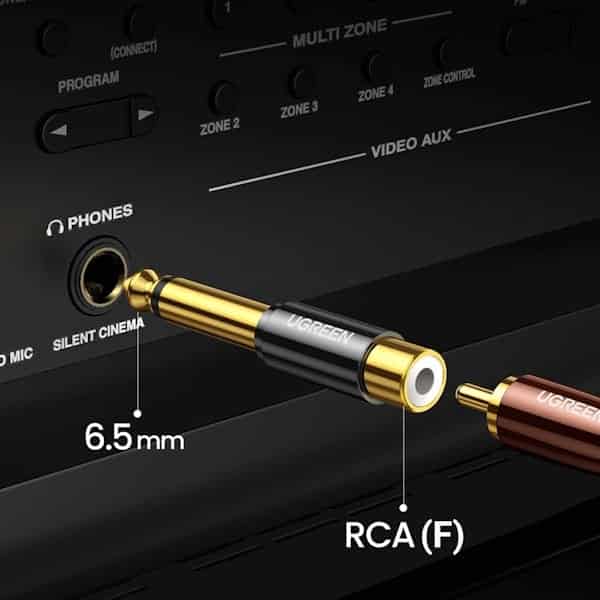 تبدیل جک 6.5 میلی‌ متری به RCA یوگرین مدل AV169 کد 80731 — تصویر ۷