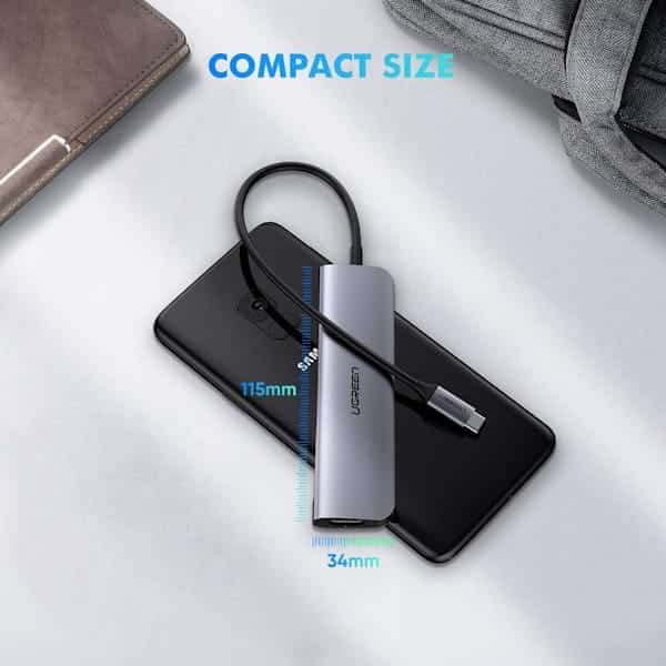 هاب 5 پورت 6 پورت USB-C یوگرین مدل CM136 — تصویر ۶