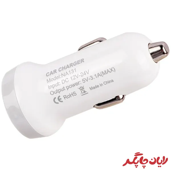 شارژر فندکی دو پورت نت فورس مدل NA-131 — تصویر ۳