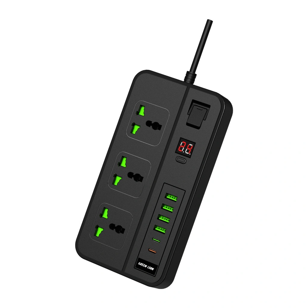 چندراهی هوشمند گرین لاین مدل GS-150 Power Socket 3000W — تصویر ۲