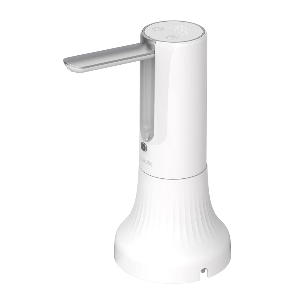 پمپ آب شارژی با صفحه‌ نمایش لمسی پرودو مدل Bottle & Tabletop Water Pump — تصویر ۲