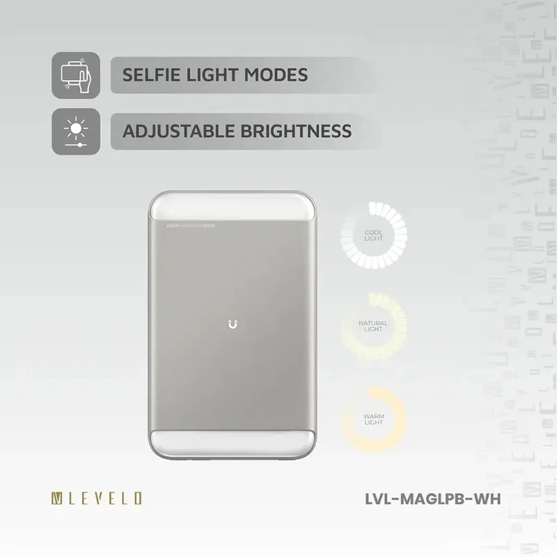 پاوربانک لولو مدل MagLight ظرفیت 8000 میلی آمپر ساعت — تصویر ۴