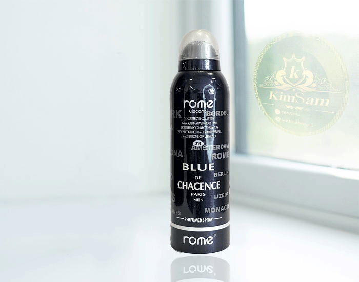 اسپری خوشبو کننده بدن مردانه رومهROME مدل Bleu Chanel (بلوچنل)حجم 200 میل — تصویر ۲