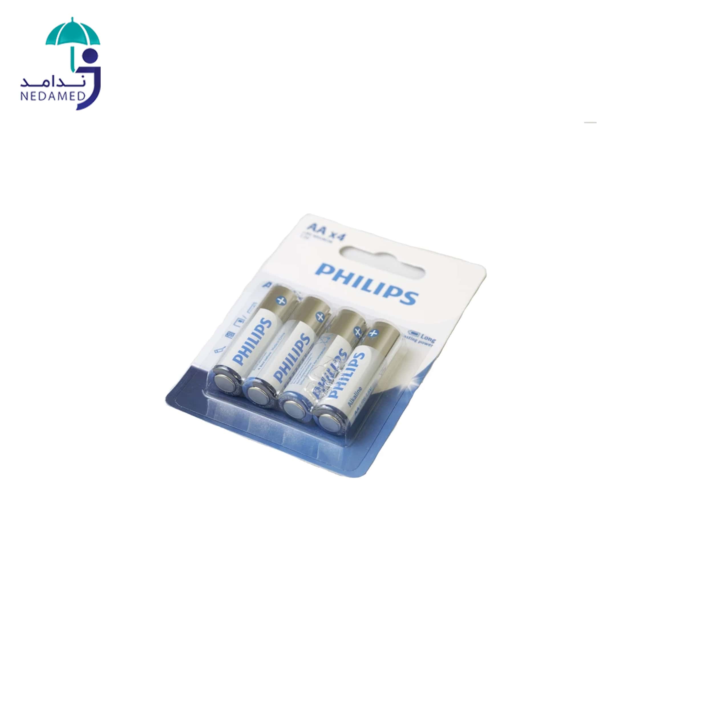 باتری قلم فیلیپس مدل اینتری آلکالاین LR6A4B/40 کارت 4 عددی