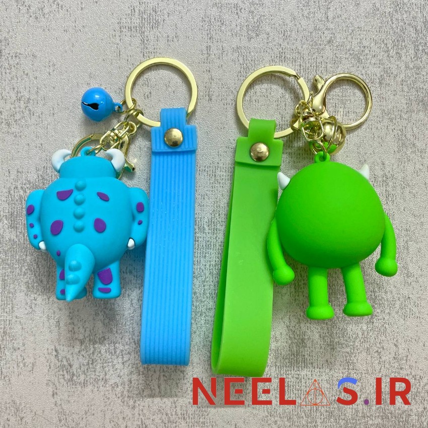 جاکلیدی سیلیکونی طرح مایک و سالیوان Sulley & Mike — تصویر ۶