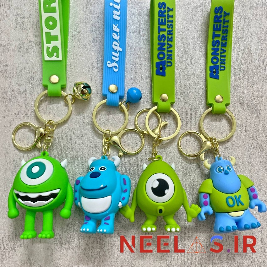 جاکلیدی سیلیکونی طرح مایک و سالیوان Sulley & Mike — تصویر ۲