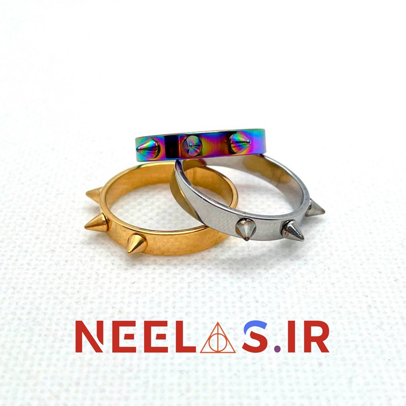 حلقه استیل اسپایک دار — تصویر ۵