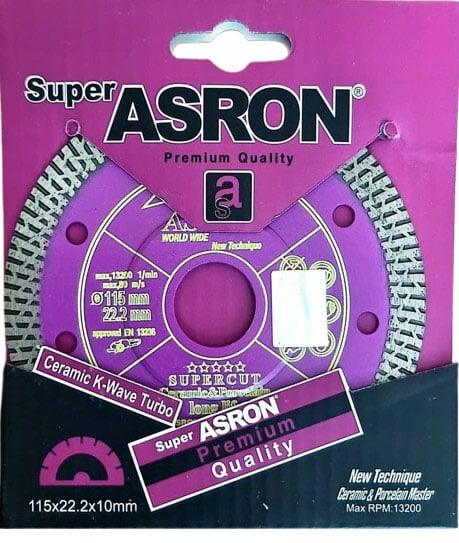 صفحه برش مخلوط بر آسرون بنفش (ASRON) 115 توربو (پرسلان، تراورتن) — تصویر ۲