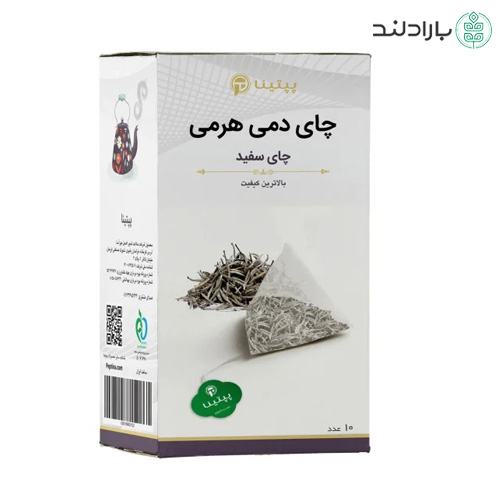 چای سفید سوزنی تی بگ هرمی پپتینا