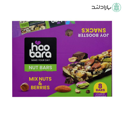 نات بار مخلوط آجیل و بری هوبارا – 35 گرم — تصویر ۴