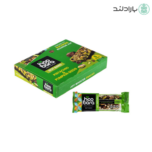 نات بار پسته و تخمه کدو هوبارا – 35 گرم — تصویر ۳