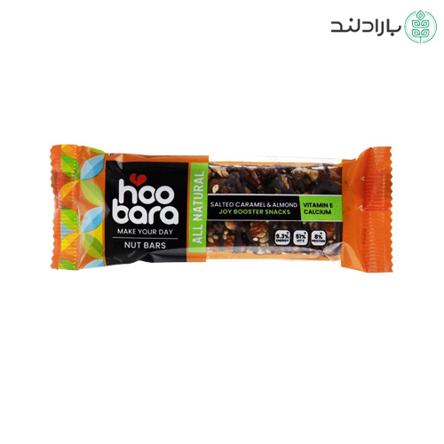 نات بار بادام و کارامل نمکی هوبارا – 35 گرم
