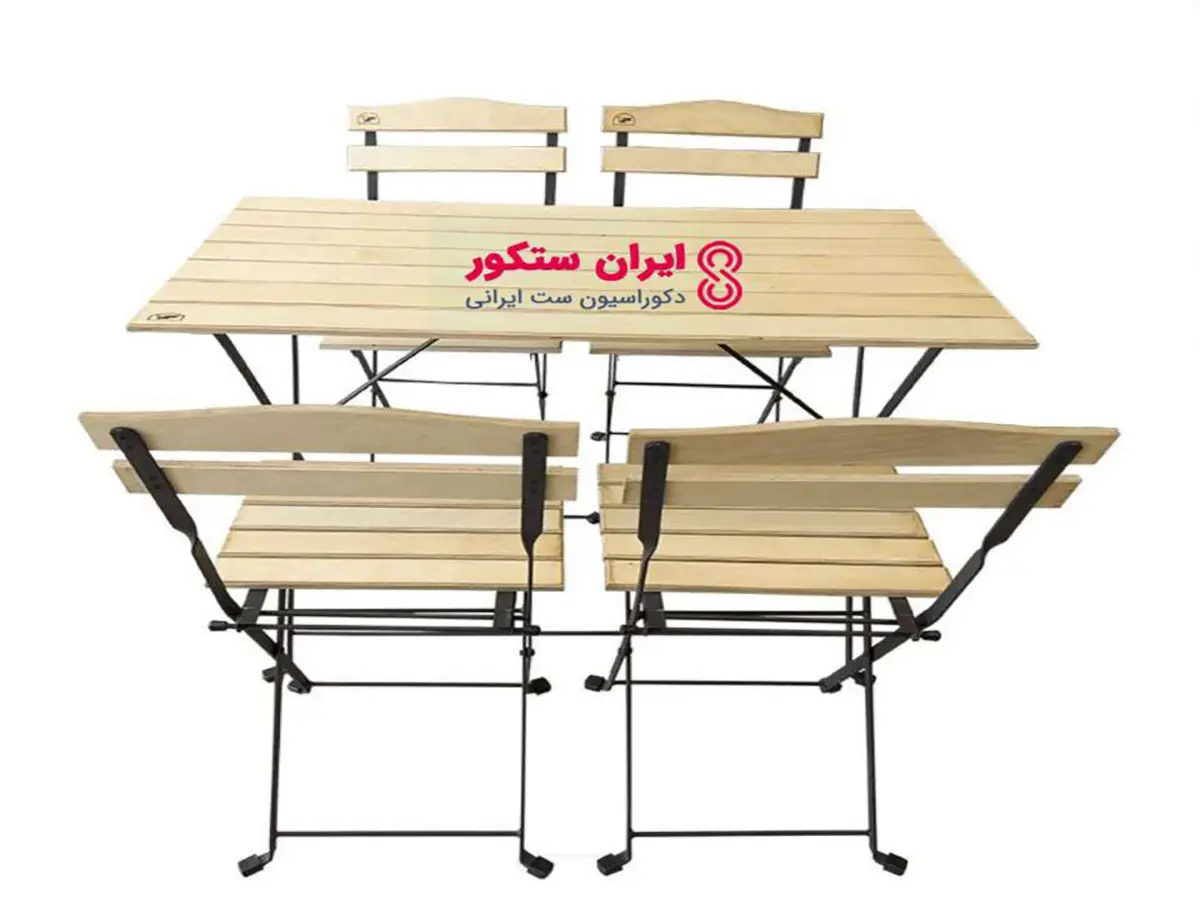 میز و صندلی تاشو 4 نفره مقاوم – ایران ستکور — تصویر ۶