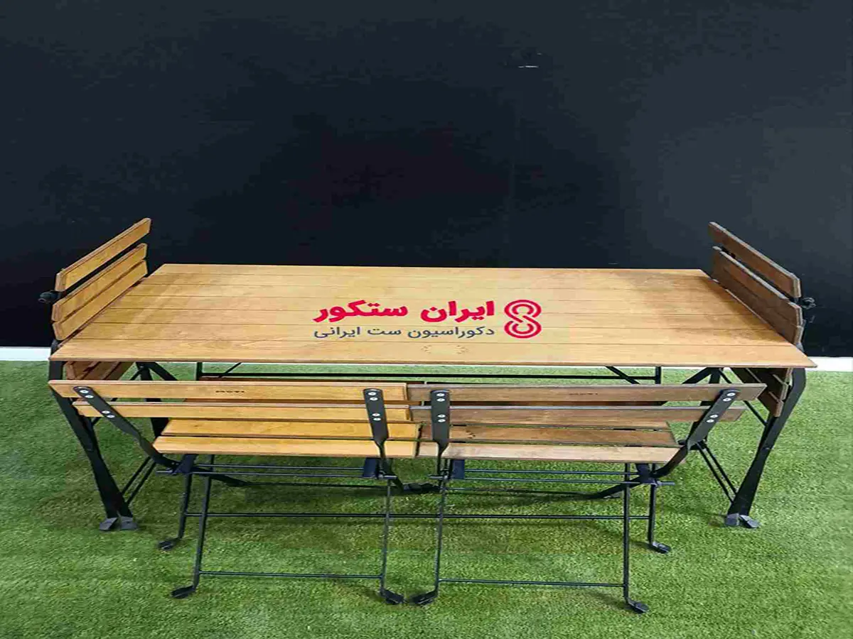 میز و صندلی تاشو 4 نفره مقاوم – ایران ستکور — تصویر ۲