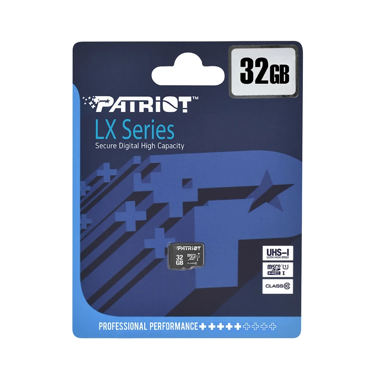 کارت حافظه میکرو اس دی پاتریوت مدل LX Series ظرفیت ۳۲ گیگابایت — تصویر ۵