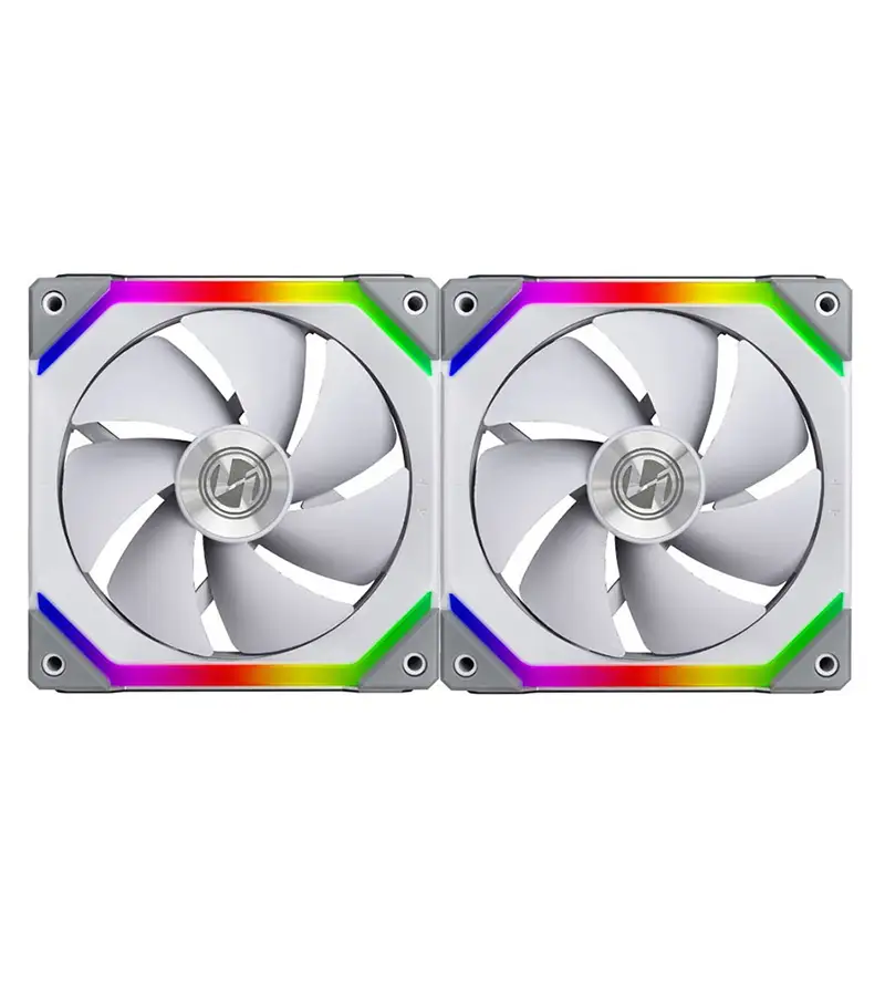 فن کیس لیان لی UNI Fan SL140 RGB White بسته 2 عددی