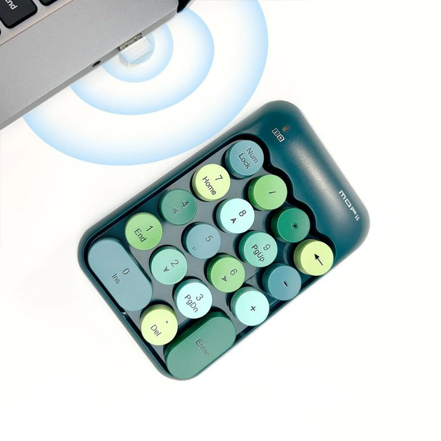 کی پد MOFii X910 Wireless – Dark Green — تصویر ۳