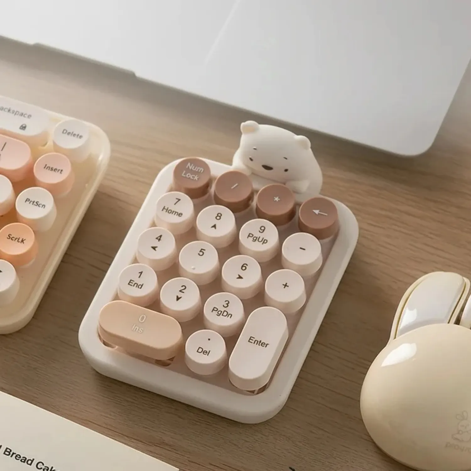 کی پد MOFii 520 Wireless – Milk Tea — تصویر ۳