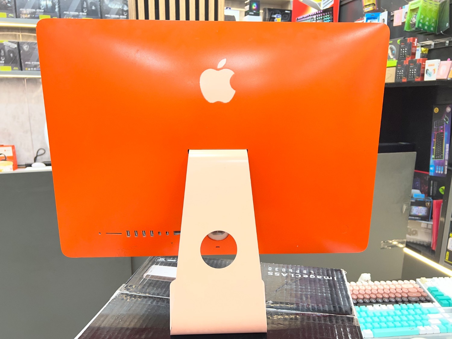 آل این وان آی مک نارنجی Apple imac slim A1418 پردازنده i5 نسل 4