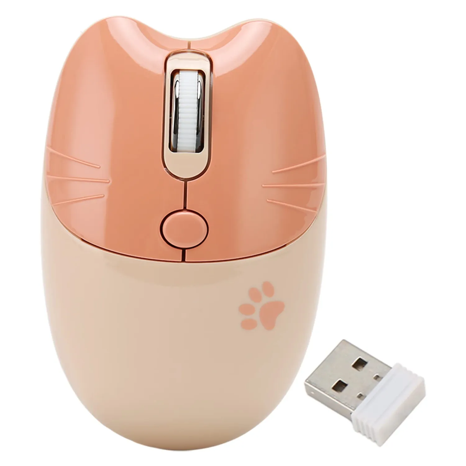 موس MOFii M3 Wireless – Milk Tea — تصویر ۲