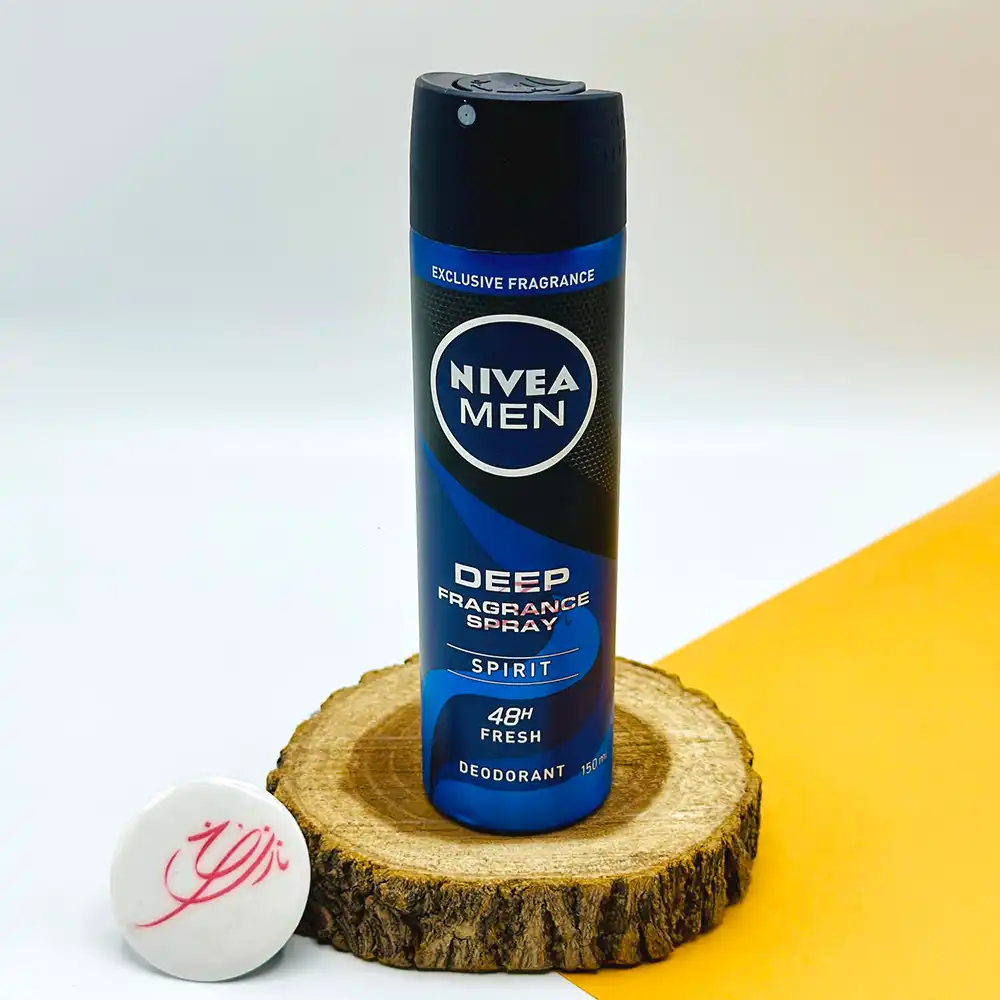 اسپری ضد تعریق مردانه نیوا من NIVEA MEN مدل دیپ اسپریت DEEP SPIRIT حجم 150 میلی لیتر