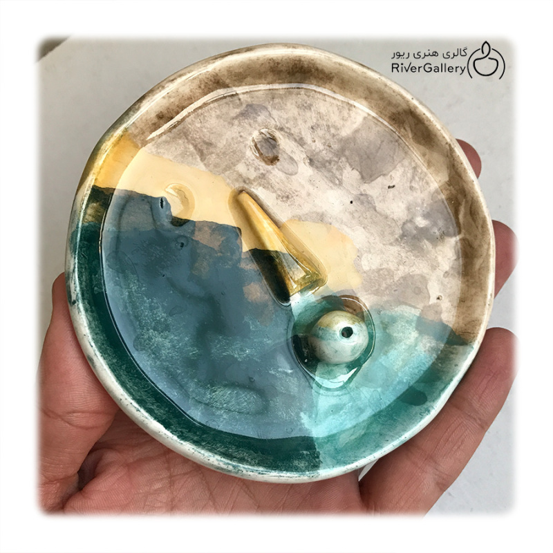 جاعودی دست ساز سرامیکی کوبیسم اعجاز — تصویر ۴