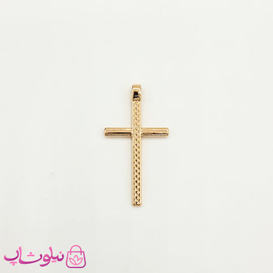 پلاک ژوپینگ مدل صلیب بدون نگین کد 1391