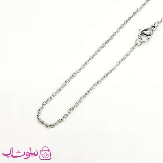 زنجیر استیل مدل دیپلمات نقره ای رنگ – در سه سایز مختلف