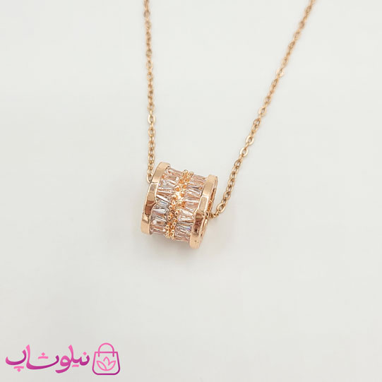 گردنبند دخترانه ظریف رزگلد