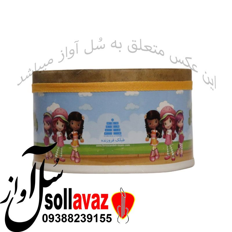 طبلک فروزنده طرح باربی مدل کارتونی کد 9 — تصویر ۵